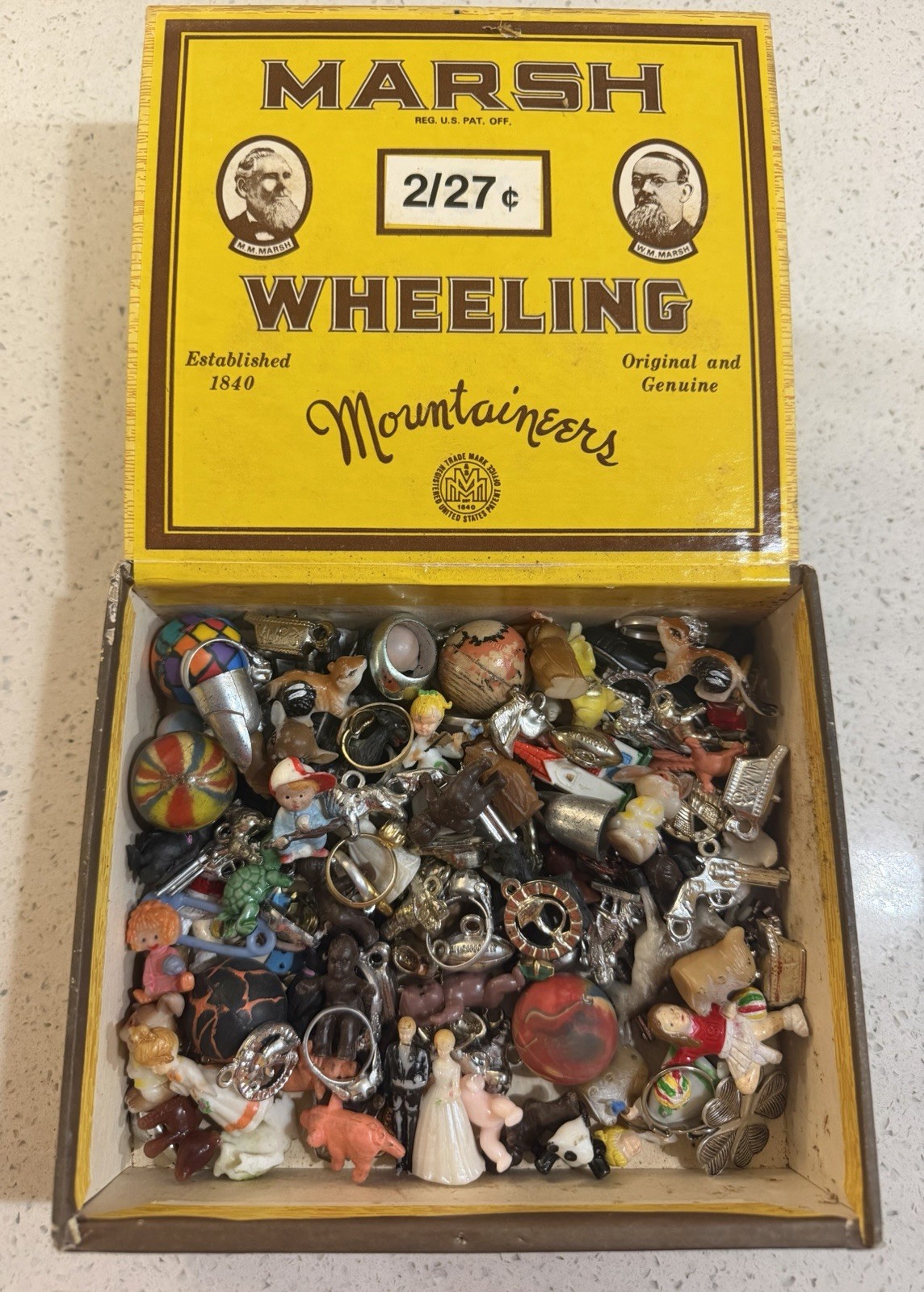 Vtg 120+ Lot Cracker Jack Prize Gumball Machine Toys Trinkets Charms Cigar Box Vtg 120+ Lot Cracker Jack Prize Gumball Machine Toys Trinkets Charms Cigar Box