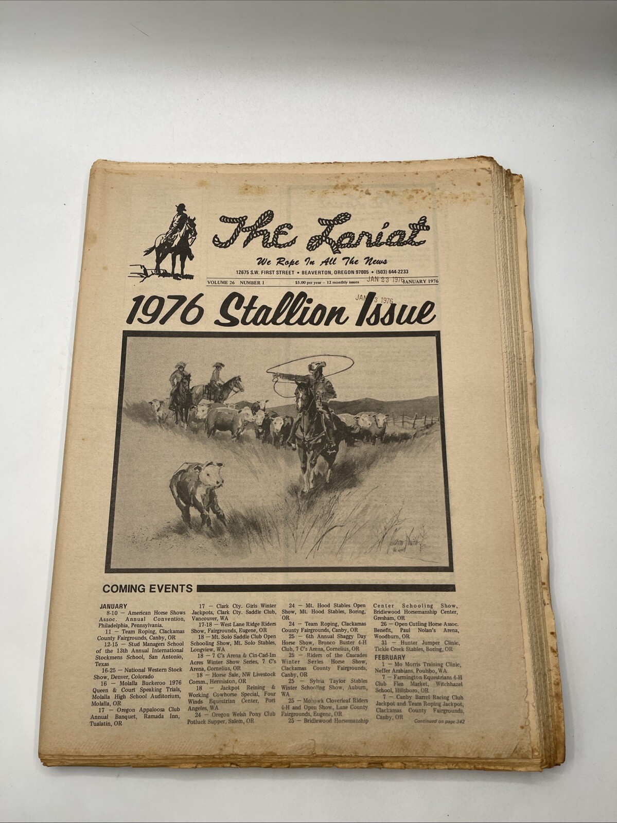 The Lariat Newspaper January 1976 / 1976 Stallion Issue Volume 26 Number 1 The Lariat Newspaper January 1976 / 1976 Stallion Issue Volume 26 Number 1