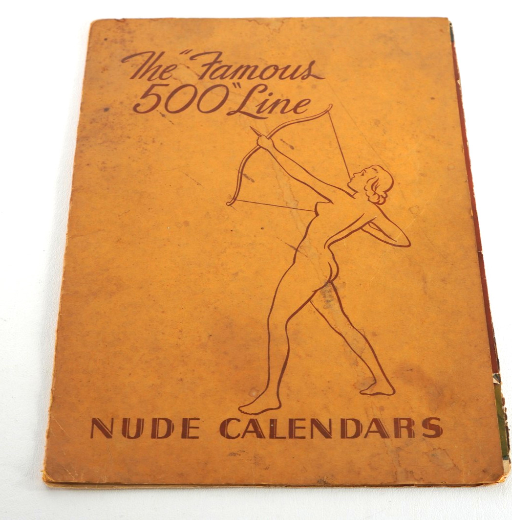 1952 THE FAMOUS 500 LINE PINUP NUDE CALENDAR SALESMAN'S SAMPLE 8 pictures RARE 1952 THE FAMOUS 500 LINE PINUP NUDE CALENDAR SALESMAN'S SAMPLE 8 pictures RARE