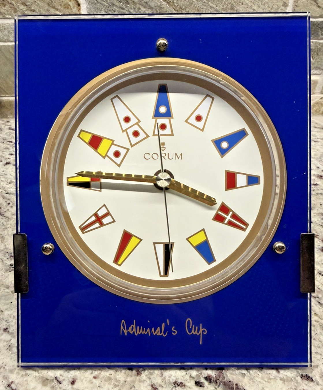 CORUM ADMIRALS CUP Desk and Wall Clock CORUM ADMIRALS CUP Desk and Wall Clock