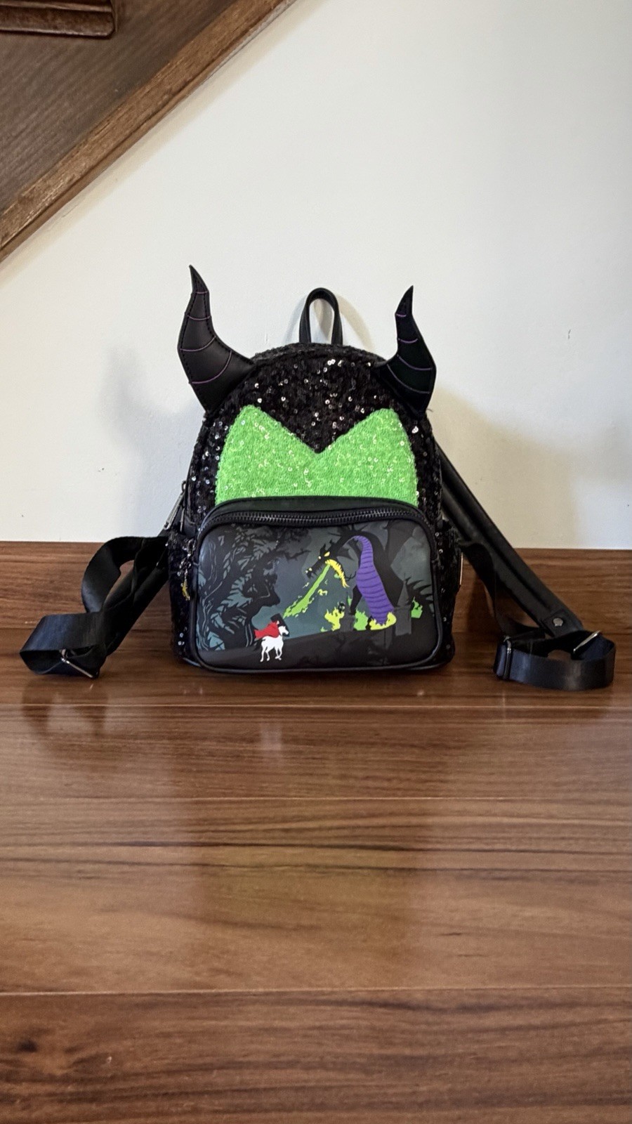 Disney Maleficent Mistress of All Evil Mini Backpack (Excellent condition) Disney Maleficent Mistress of All Evil Mini Backpack (Excellent condition)