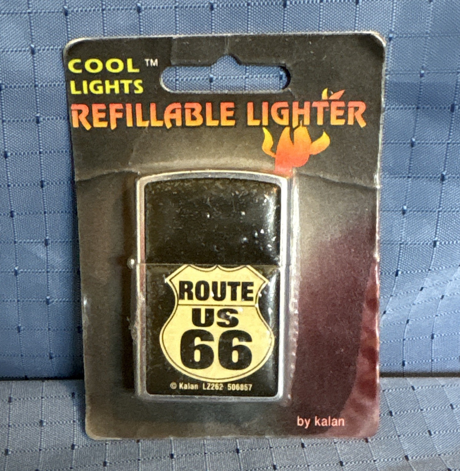 Vintage Kalan Cool Lights US Route 66 Refillable Lighter