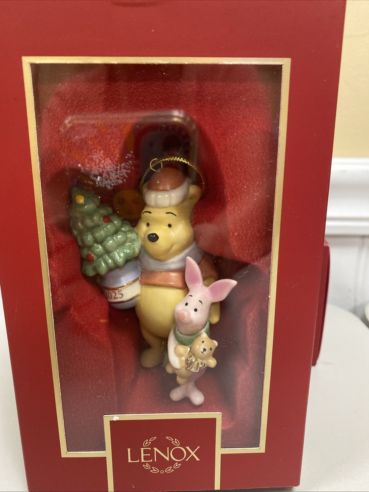 LENOX 2025 Winnie the Pooh Piglet Christmas Ornament NIB LENOX 2025 Winnie the Pooh Piglet Christmas Ornament NIB