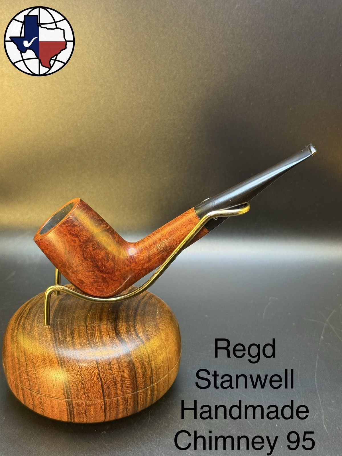 Vintage Regd Stanwell Handmade Chimney 95 Tobacco Pipe