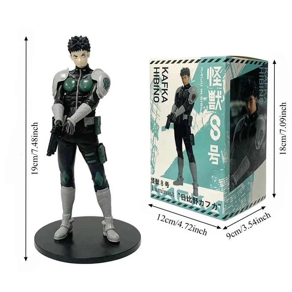 21cm Kaiju No. 8 Kafka Hibino Monster Form Anime Figure Standing New Statue