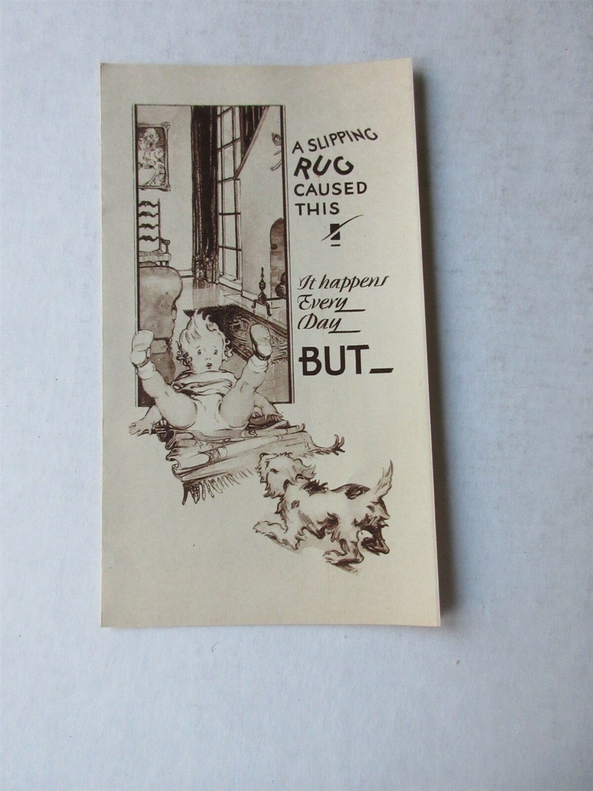 Vintage RUG STA fold-out AD circa 1930\'s