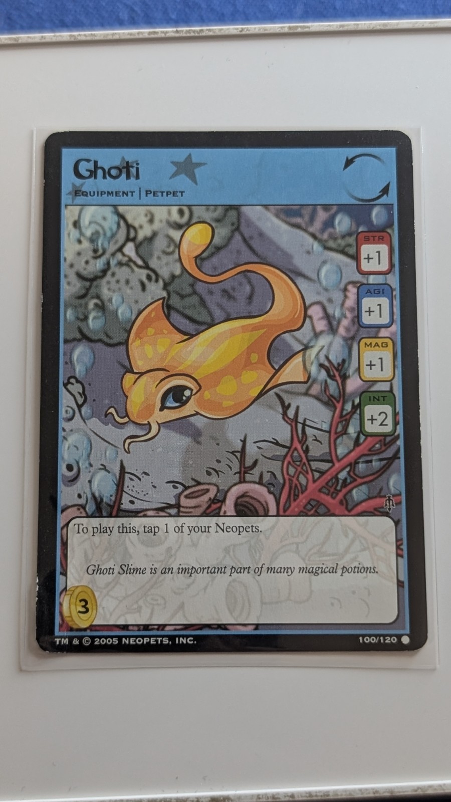 Ghoti 100/120 Curse Of Maraqua Neopets 2005 Common