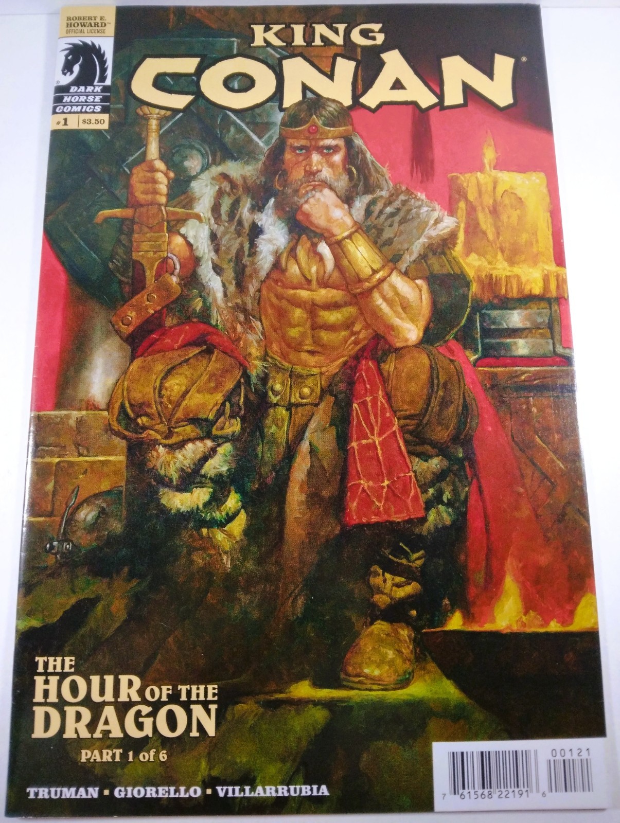 ⚔️💥 KING CONAN HOUR OF THE DRAGON #1 SANJULIAN 1:5 VARIANT DARK HORSE 2013 VG+