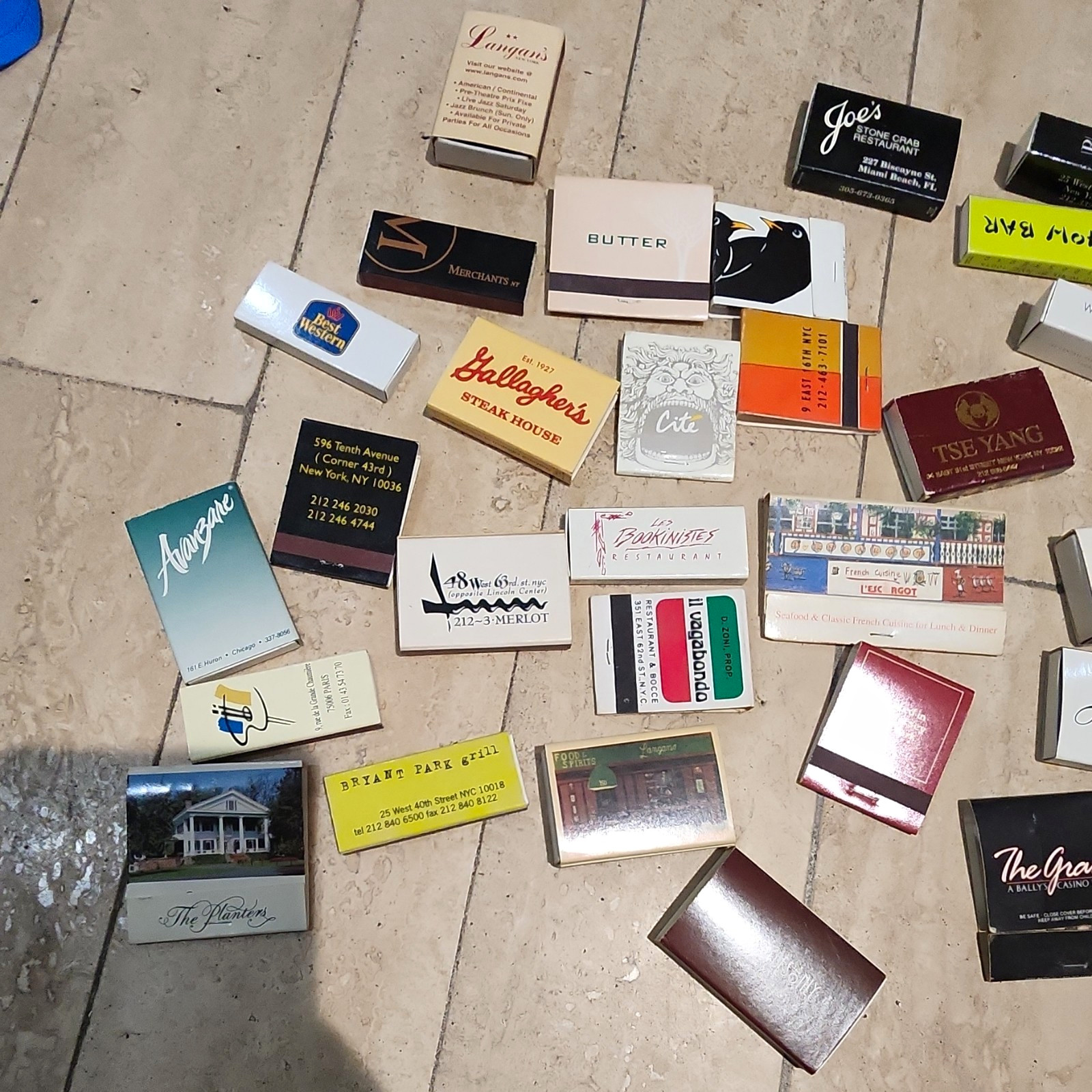 Vintage Restaurant & Bar Advertising Matchbooks Lot: Tse Yang, L'Escargot + More Vintage Restaurant & Bar Advertising Matchbooks Lot: Tse Yang, L'Escargot + More