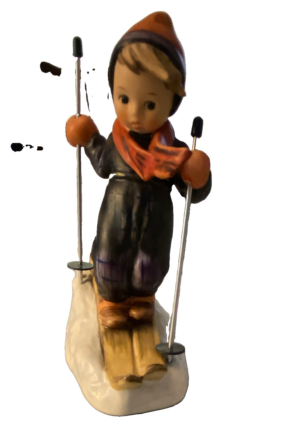 Goebel Hummel Figurine #59 'Skier' TM6 5 1/2” Metal Poles Goebel Hummel Figurine #59 'Skier' TM6 5 1/2” Metal Poles