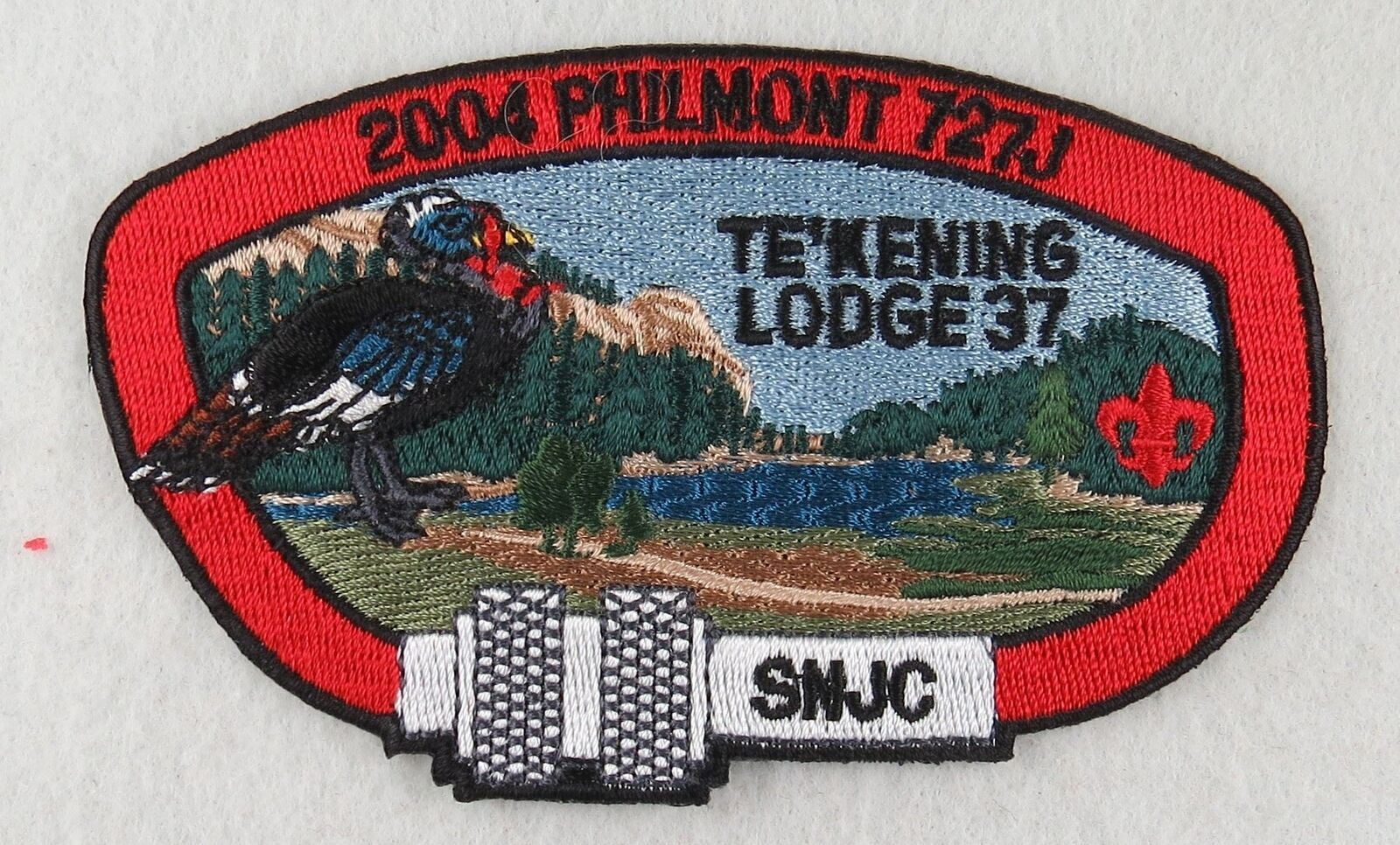 2004 Philmont Te\'Kening Lodge 37 Garden State Council Council BLK Bdr. [EX763]