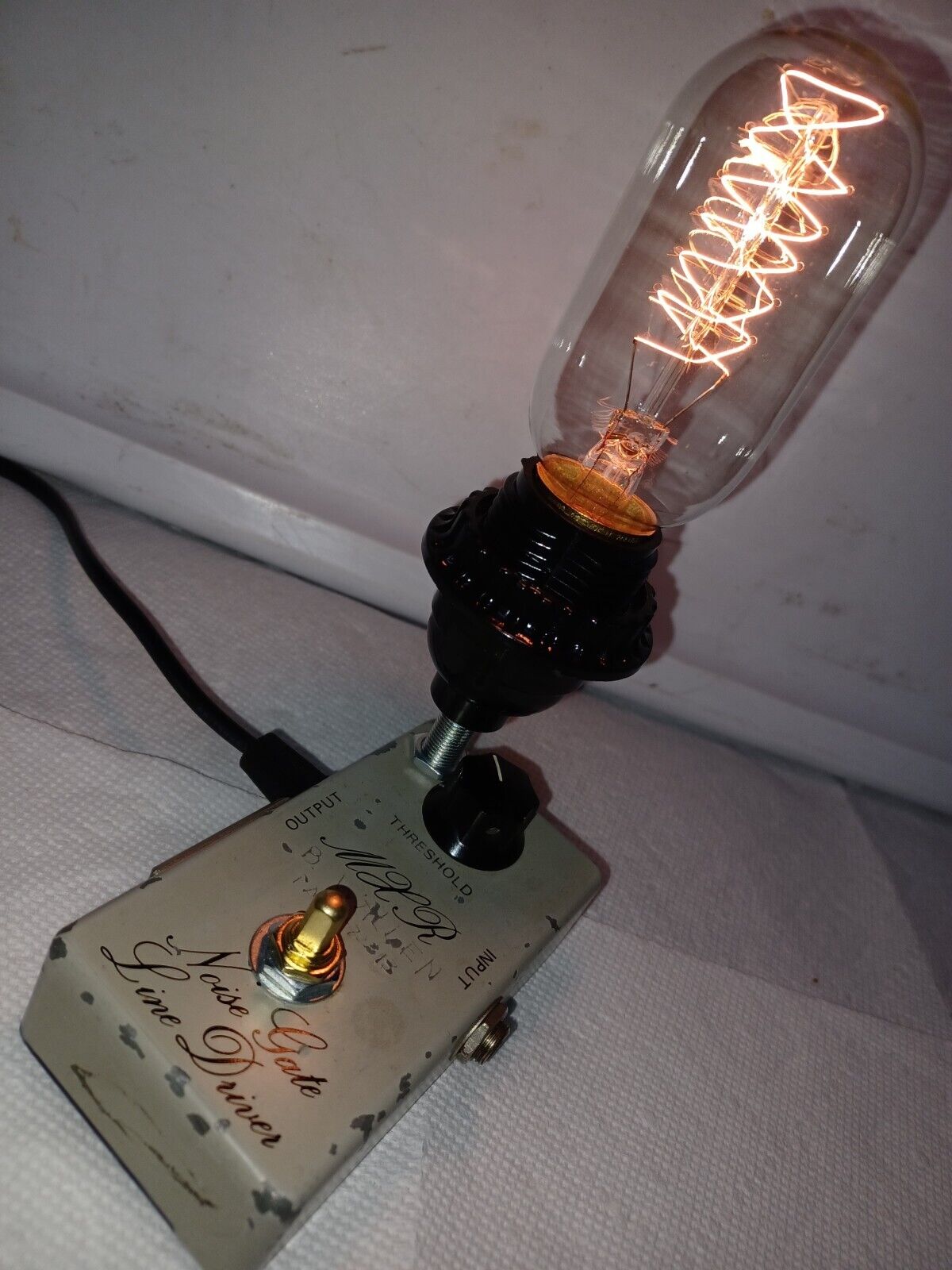 Lamp Made Out Of MXR Noise Gate Line Driver Guitar Effects Pedal