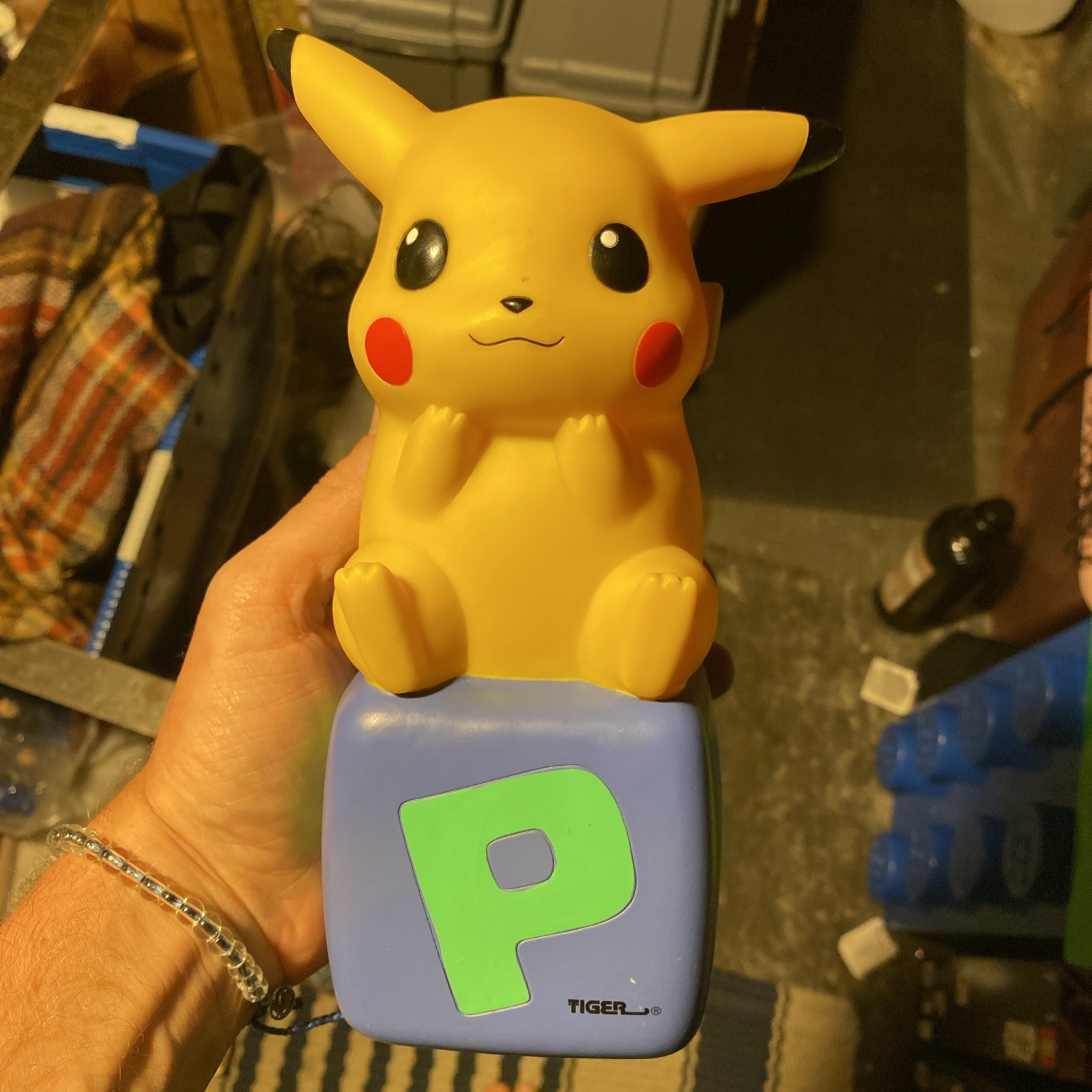 Vintage 1999 Pokemon Pikachu Talking Bank Tiger Electronics New Batteries WORKS