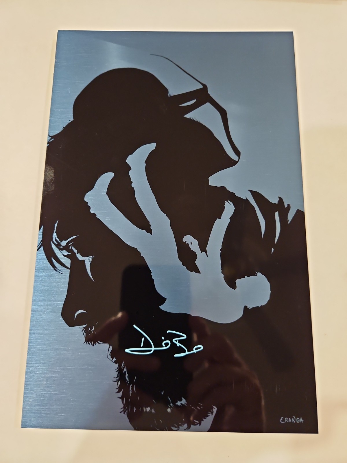 Eternal #1 METAL VIRGIN VARIANT Signed David Byrne METAL NINJA STUDIOS 