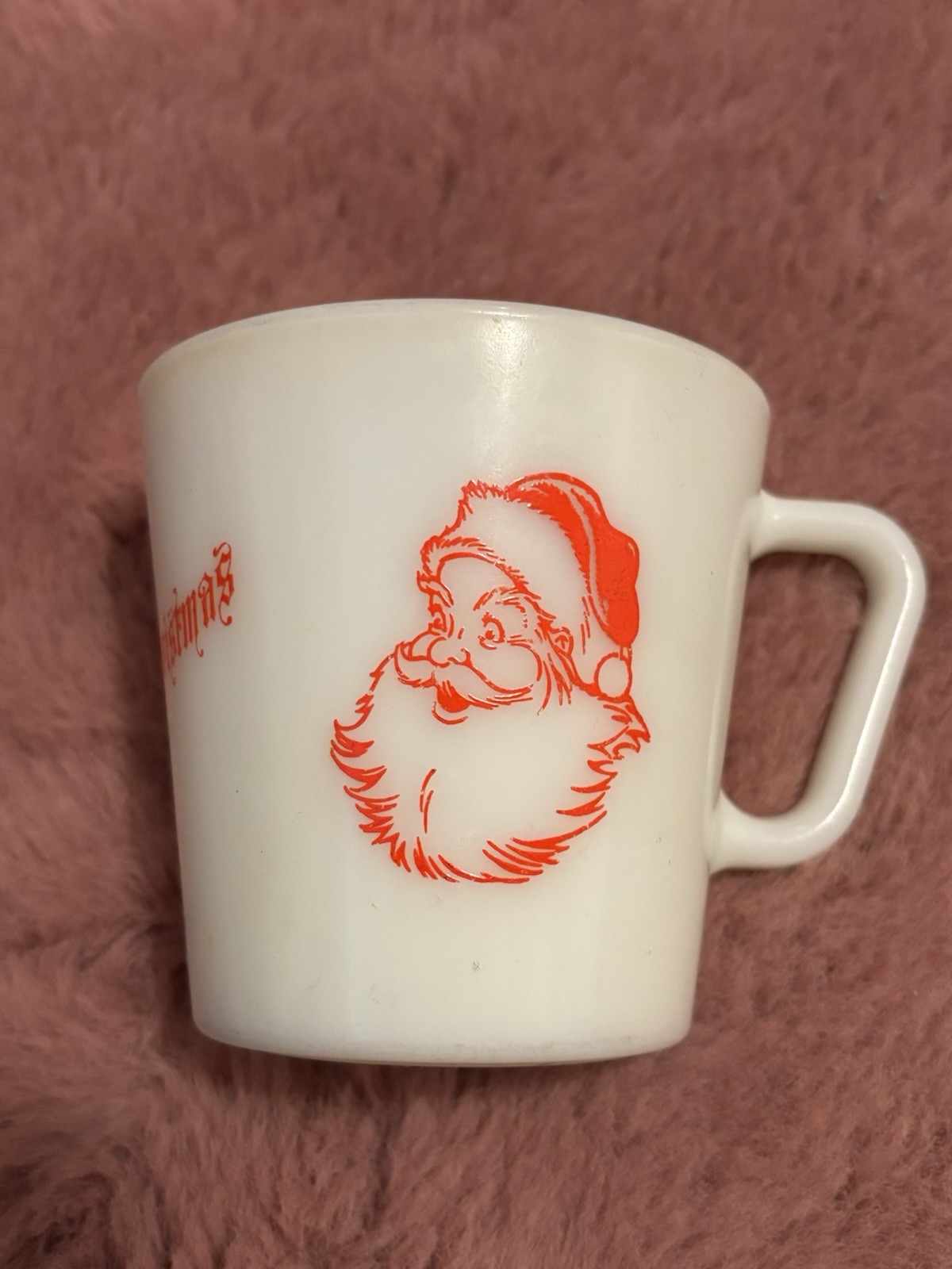 PYREX MERRY CHRISTMAS VINTAGE MUG