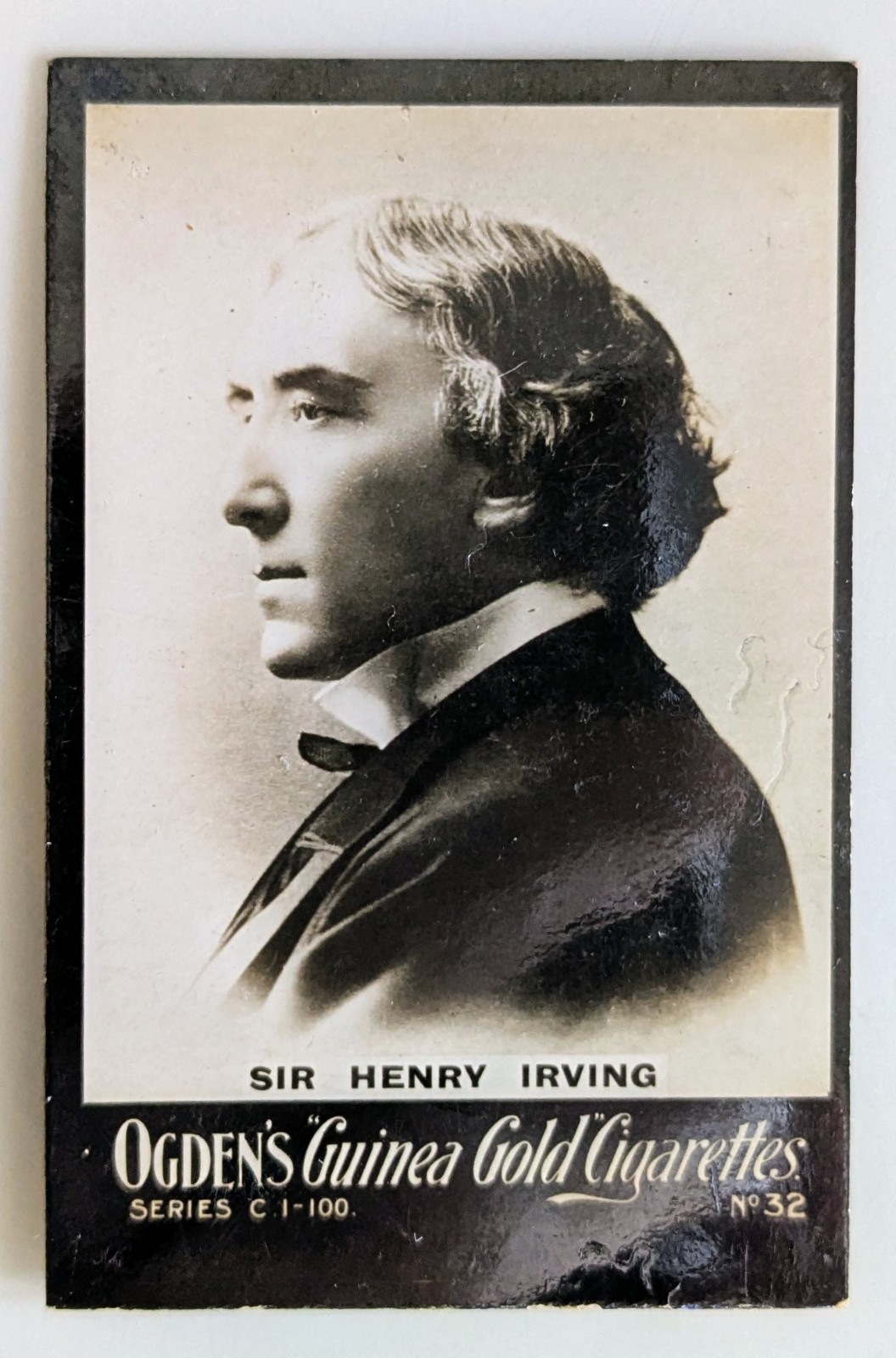 1902 Ogdens Guinea Gold Tobacco Card - Series C - #32 Sir Henry Irving 1902 Ogdens Guinea Gold Tobacco Card - Series C - #32 Sir Henry Irving