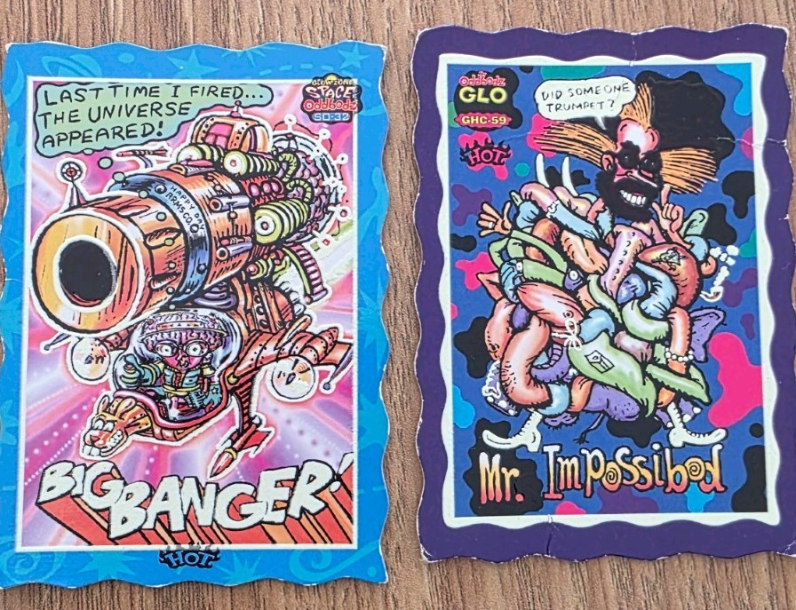 Vintage 1995-96 Oddbodz Card Lot x20 Glow Zone Space Twisted 3 HOT Variants Vintage 1995-96 Oddbodz Card Lot x20 Glow Zone Space Twisted 3 HOT Variants