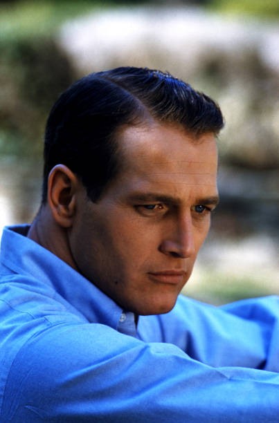 Portrait of American film actor Paul Newman set of film Terrace Lo- Old Photo