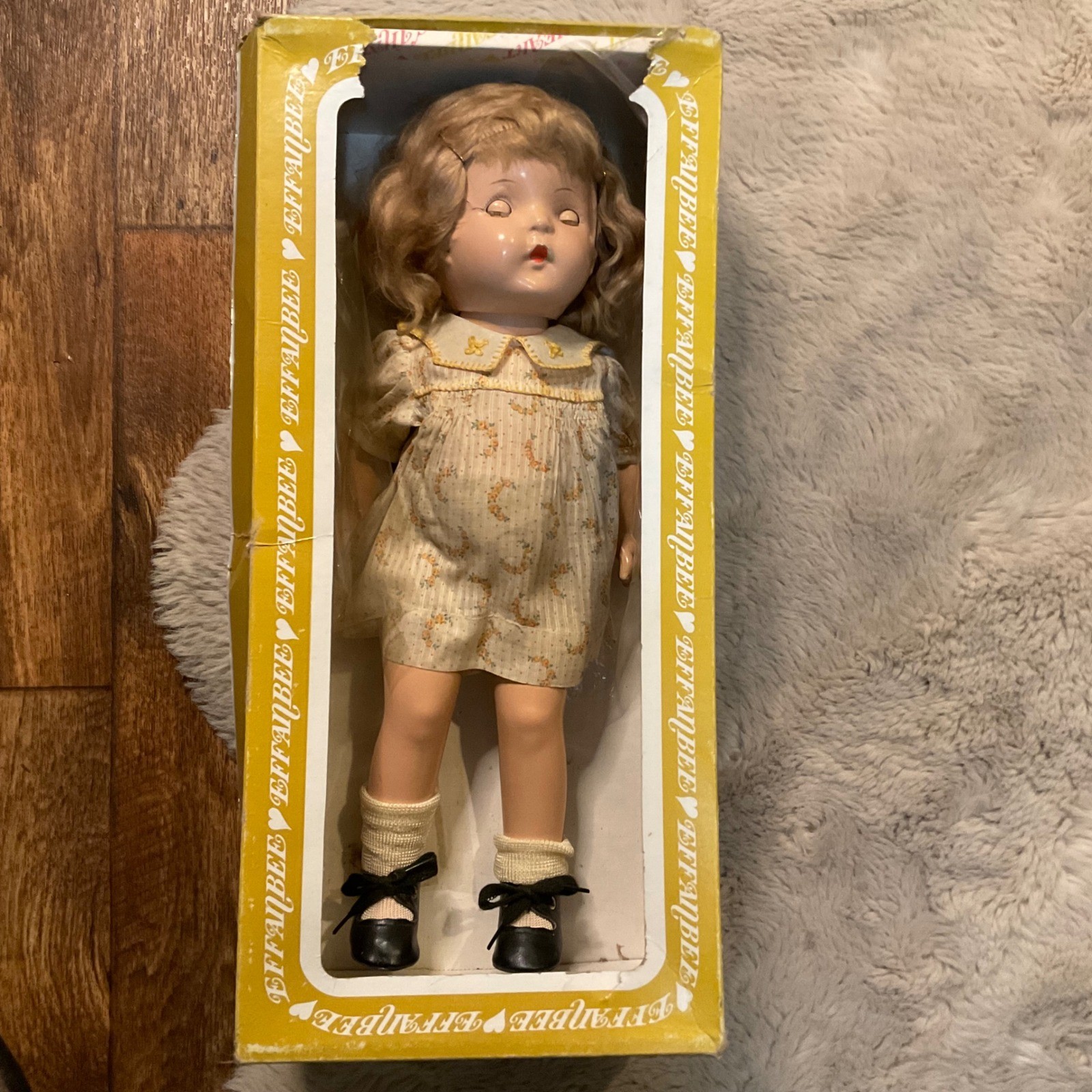 Effanbee Patsy Vintage Doll Composition Sleep Eyes Painted Face 30's-40's