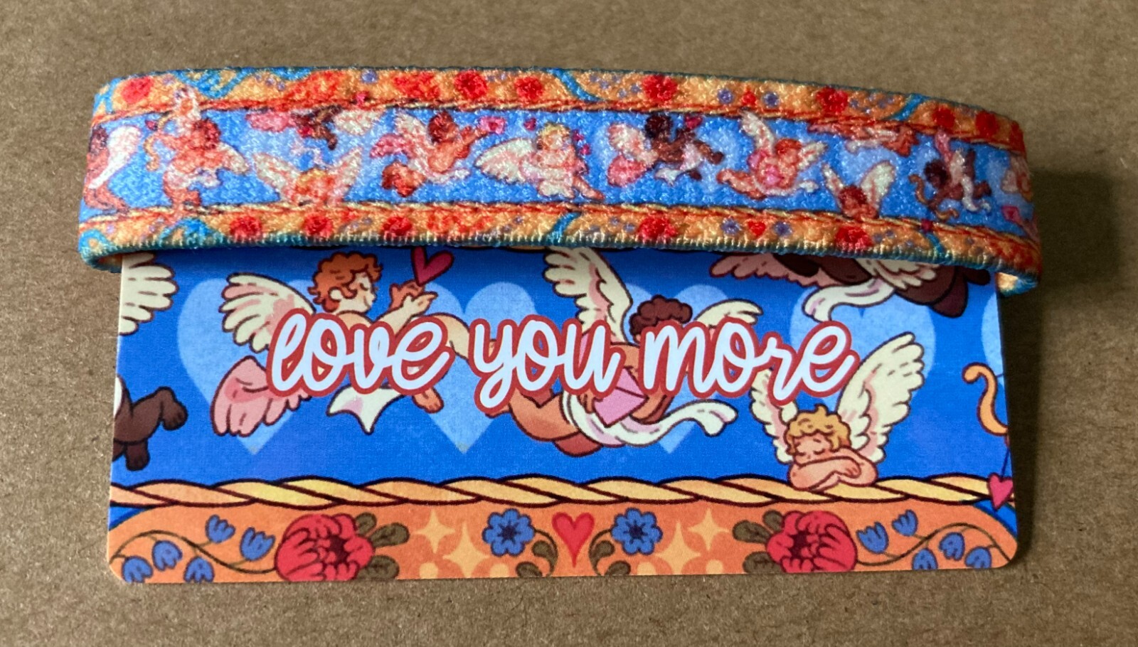 ZOX Strap Love You More With Every Coming Day Valentine\'s Heart Cupid
