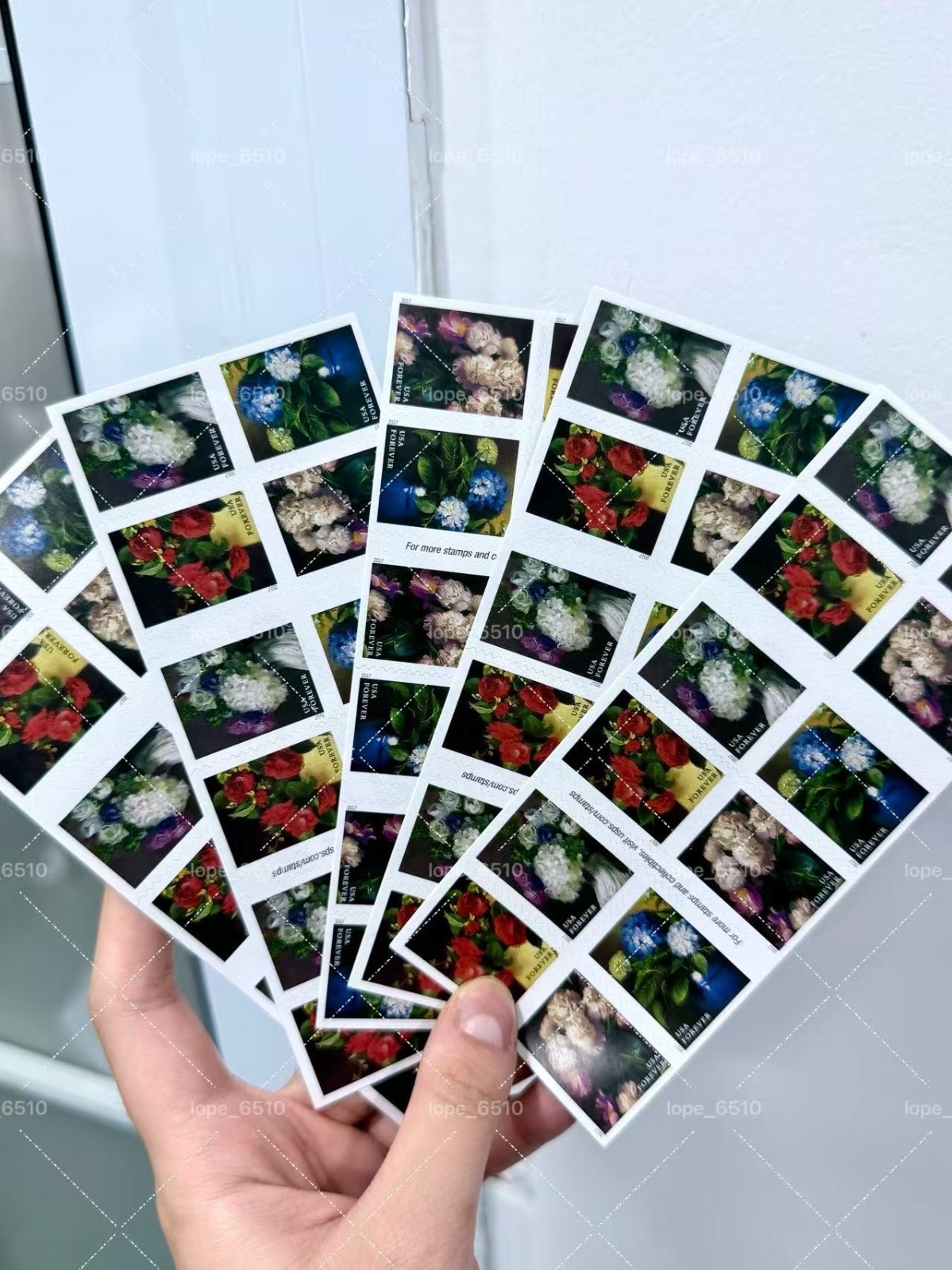 FLOWERS FROM THE GARDEN Booklet of 100 Forever #5240b