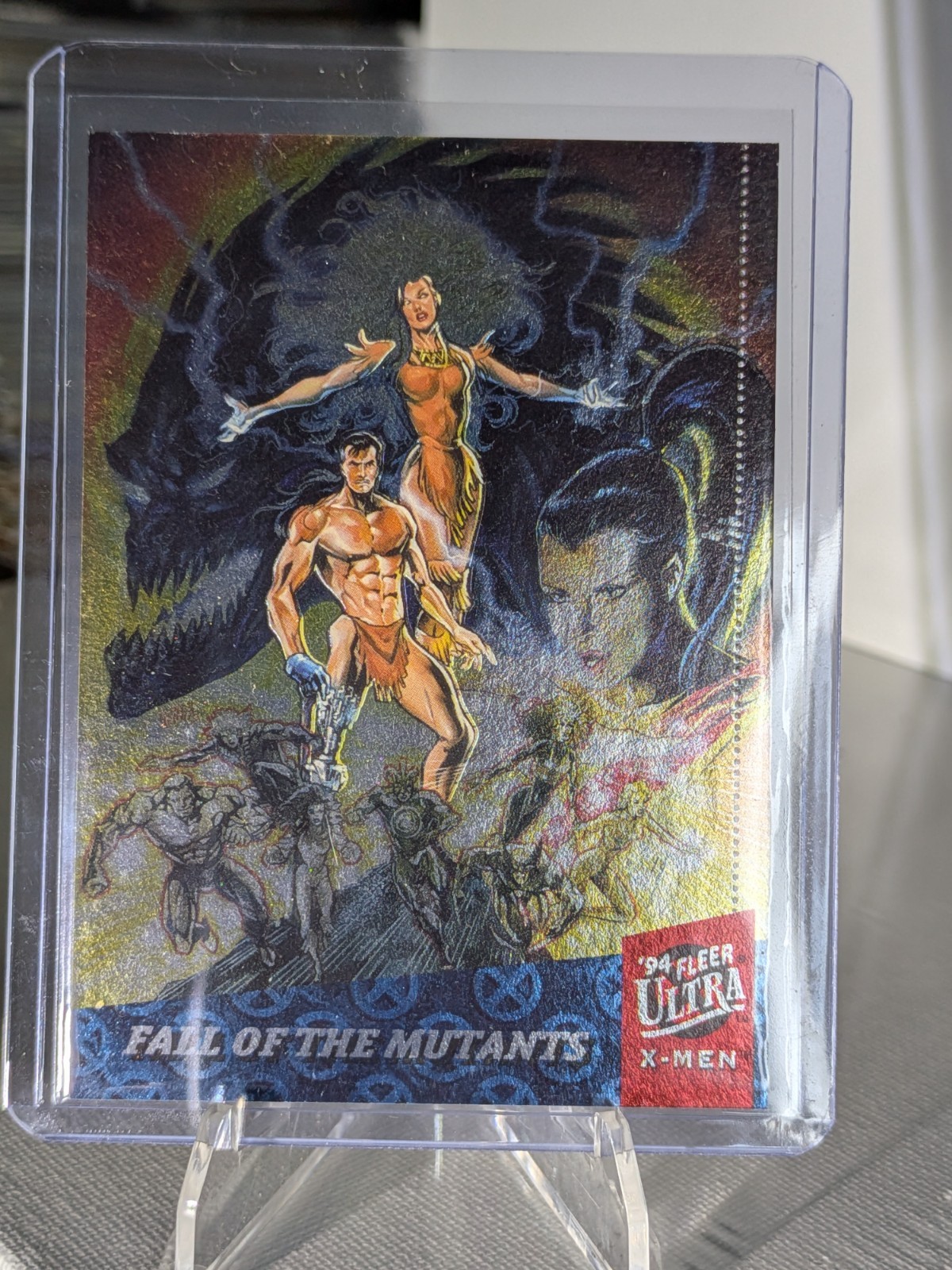 1994 FLEER ULTRA X-MEN * SILVER X-OVERS #2 OF 6 * THE FALL OF THE MUTANTS * RARE
