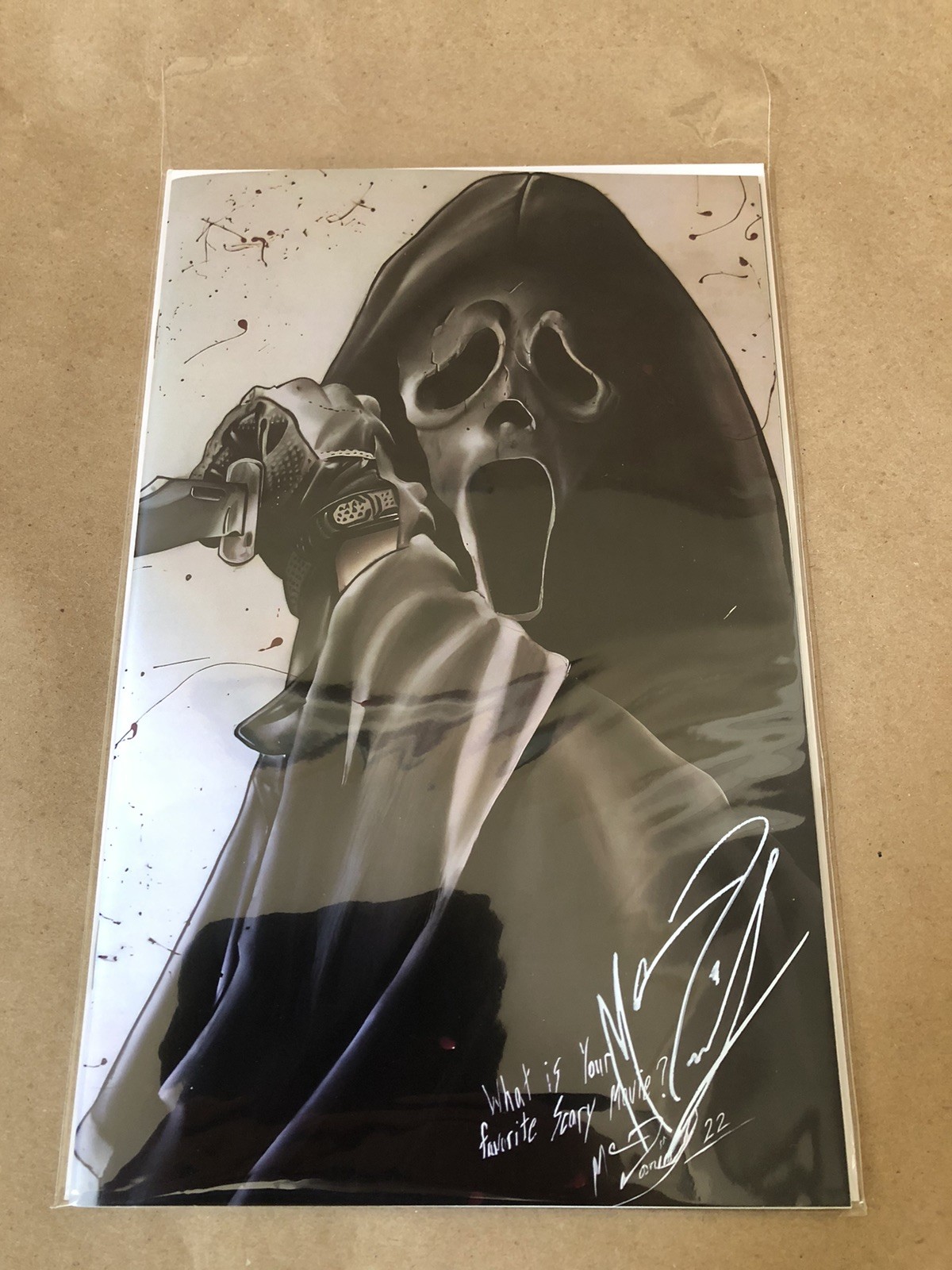 GhostFace Scream Birth of a Slasher Nashville Celebrity Comic Con LE50 Signed GhostFace Scream Birth of a Slasher Nashville Celebrity Comic Con LE50 Signed