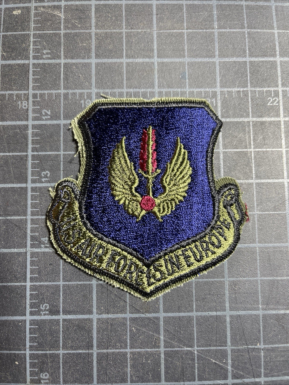 UNITED STATES AIR FORCE U.S.A.F. US AIR FORCE IN EUROPE VINTAGE ORIGINAL PATCH UNITED STATES AIR FORCE U.S.A.F. US AIR FORCE IN EUROPE VINTAGE ORIGINAL PATCH
