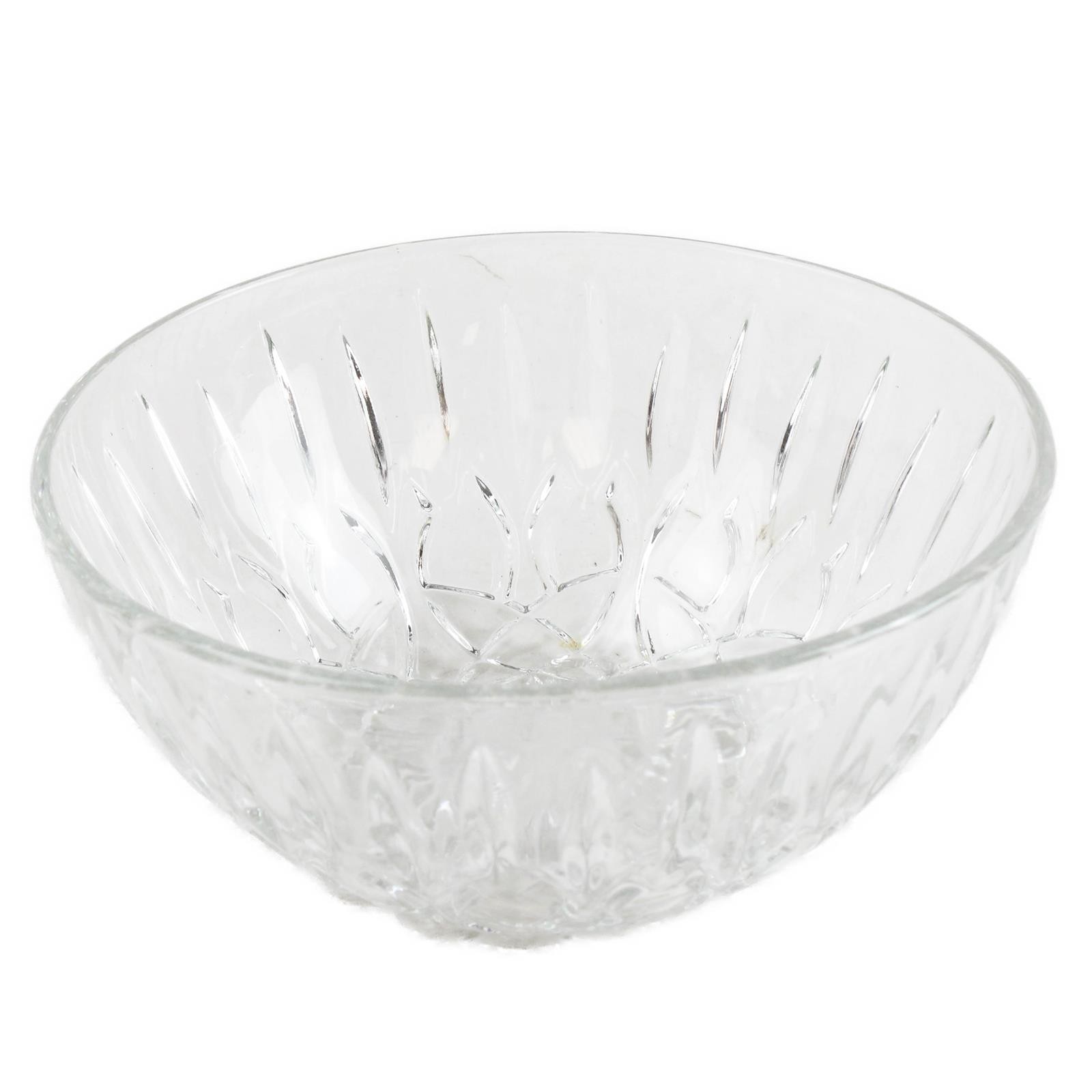 Vintage Pressed Glass Serving Bowl 6\ Vintage Pressed Glass Serving Bowl 6\