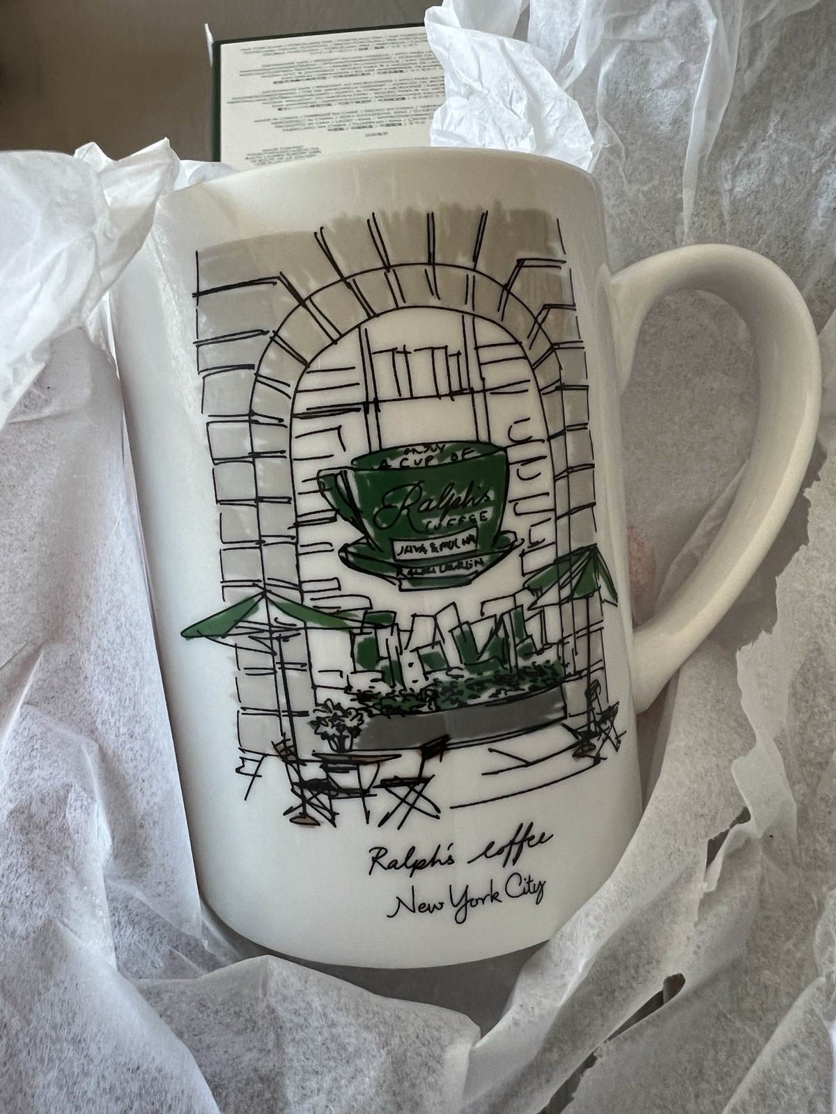 Ralph Lauren Home Ralph's Coffee MADISON AVENUE NYC Coffee Mug NEW SOLD OUT Ralph Lauren Home Ralph's Coffee MADISON AVENUE NYC Coffee Mug NEW SOLD OUT