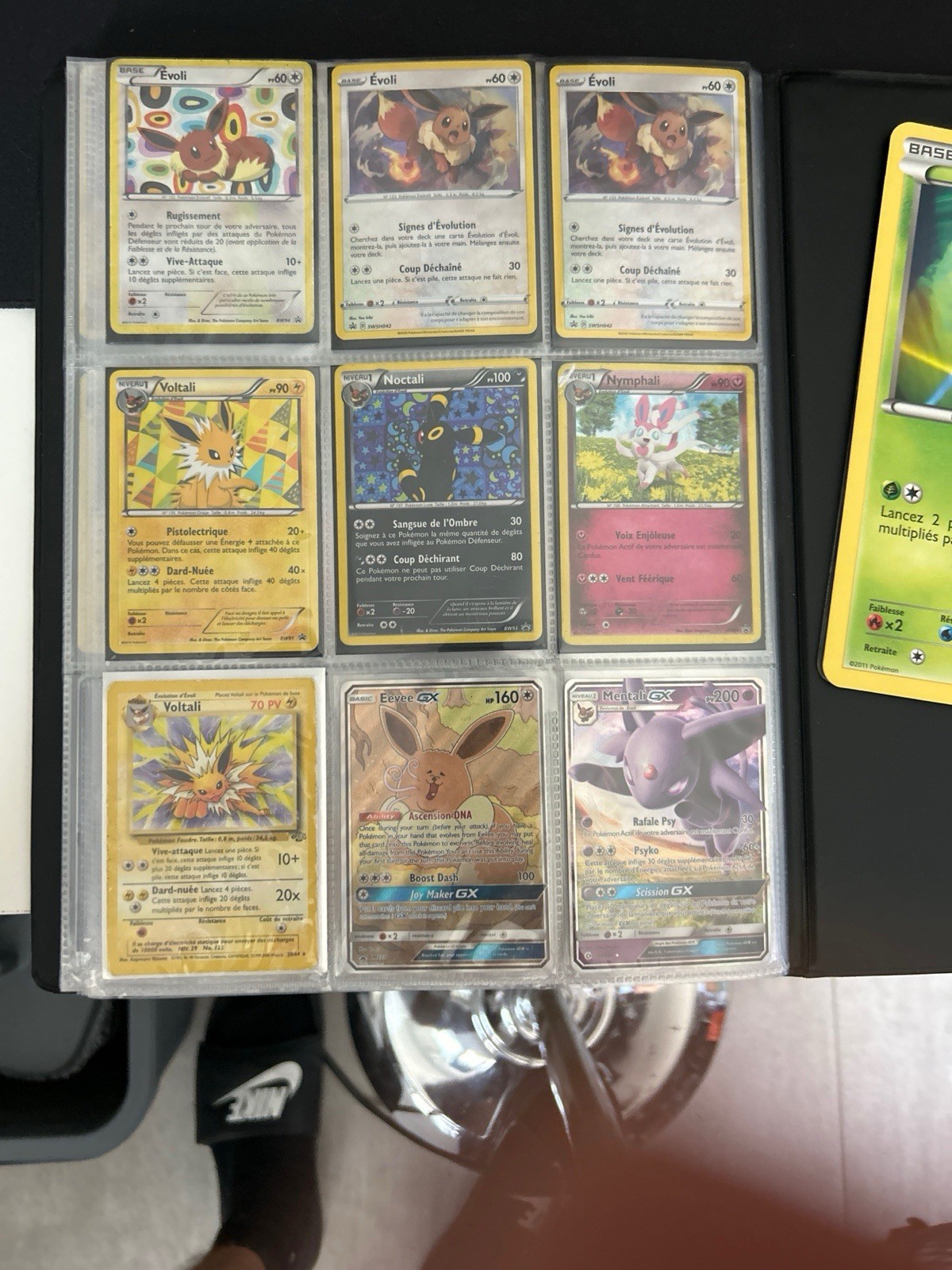 Lot of 9 Pokemon Evolutions Cards - Eevee GX SM233 Alt Art, BW Promos, Vintage