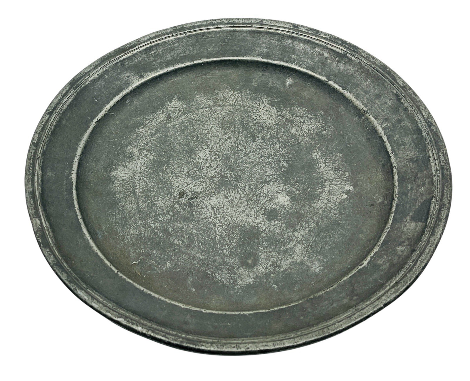 ANTIQUE Heavy Pewter Pilgrim Large 9” Plate From A Boston Estate RARE FIND ANTIQUE Heavy Pewter Pilgrim Large 9” Plate From A Boston Estate RARE FIND