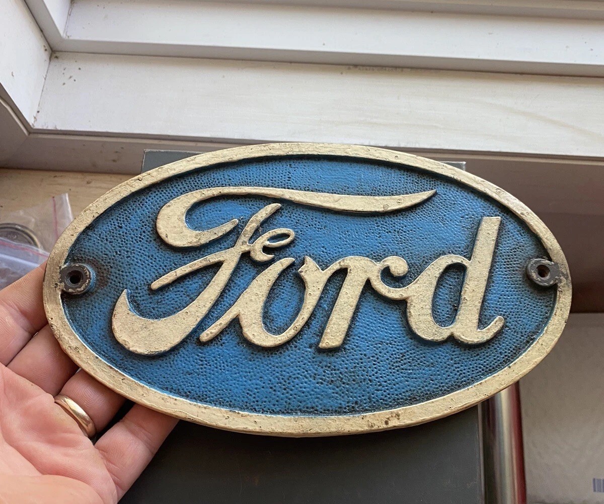 Ford Motor Plaque Sign Hotrod Mustang Auto Truck Car F150 Home Office Decor GIFT