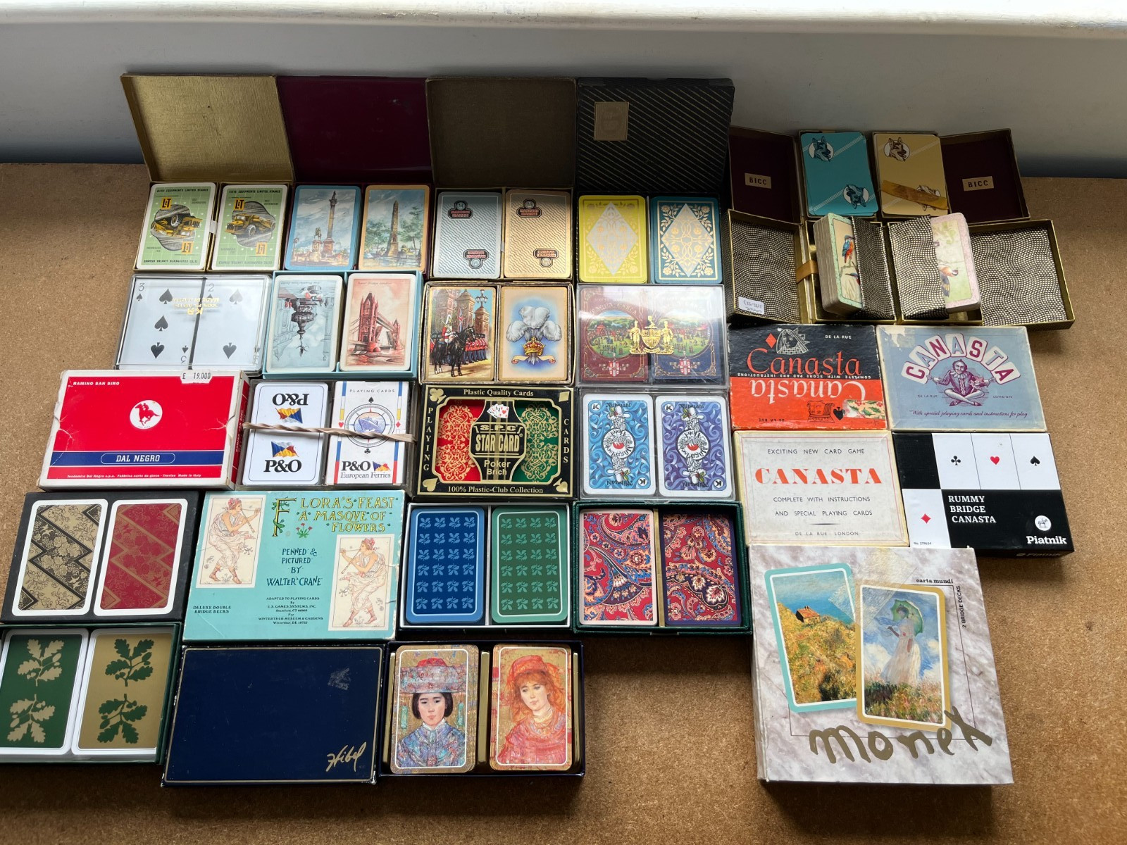 JOB LOT - 25 x VARIOUS DOUBLE DECK SETS PLAYING CARDS - FREE UK POSTAGE