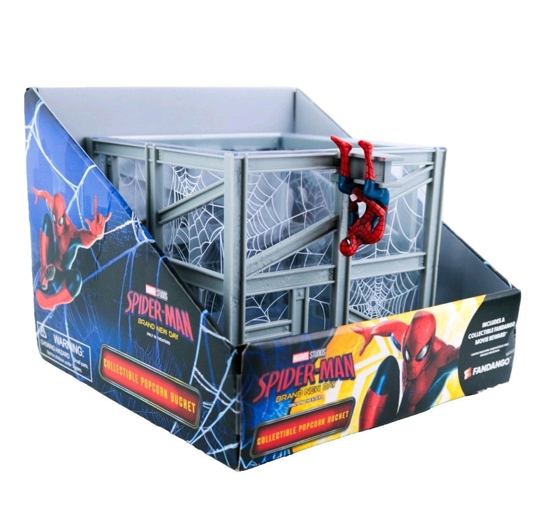 Marvel Spider-Man Brand New Day Collectible Fandango Popcorn Bucket Marvel Spider-Man Brand New Day Collectible Fandango Popcorn Bucket