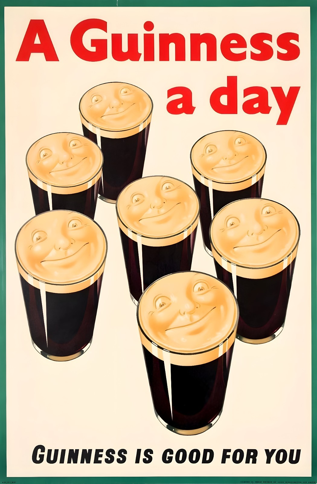 Guiness Beer Vintage Advertisement Poster Art Premium Photo Print 4 Sizes #5