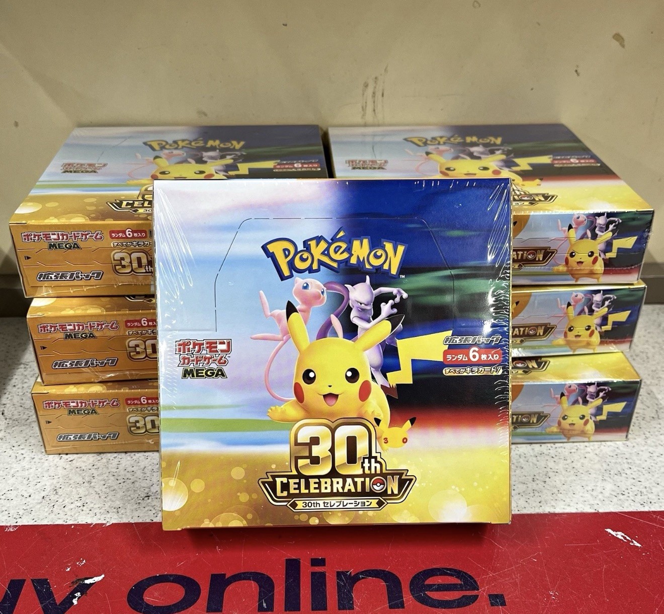 UK in hand Pokémon 30th Celebration Anniversary Shrink Wrapped Japanese 