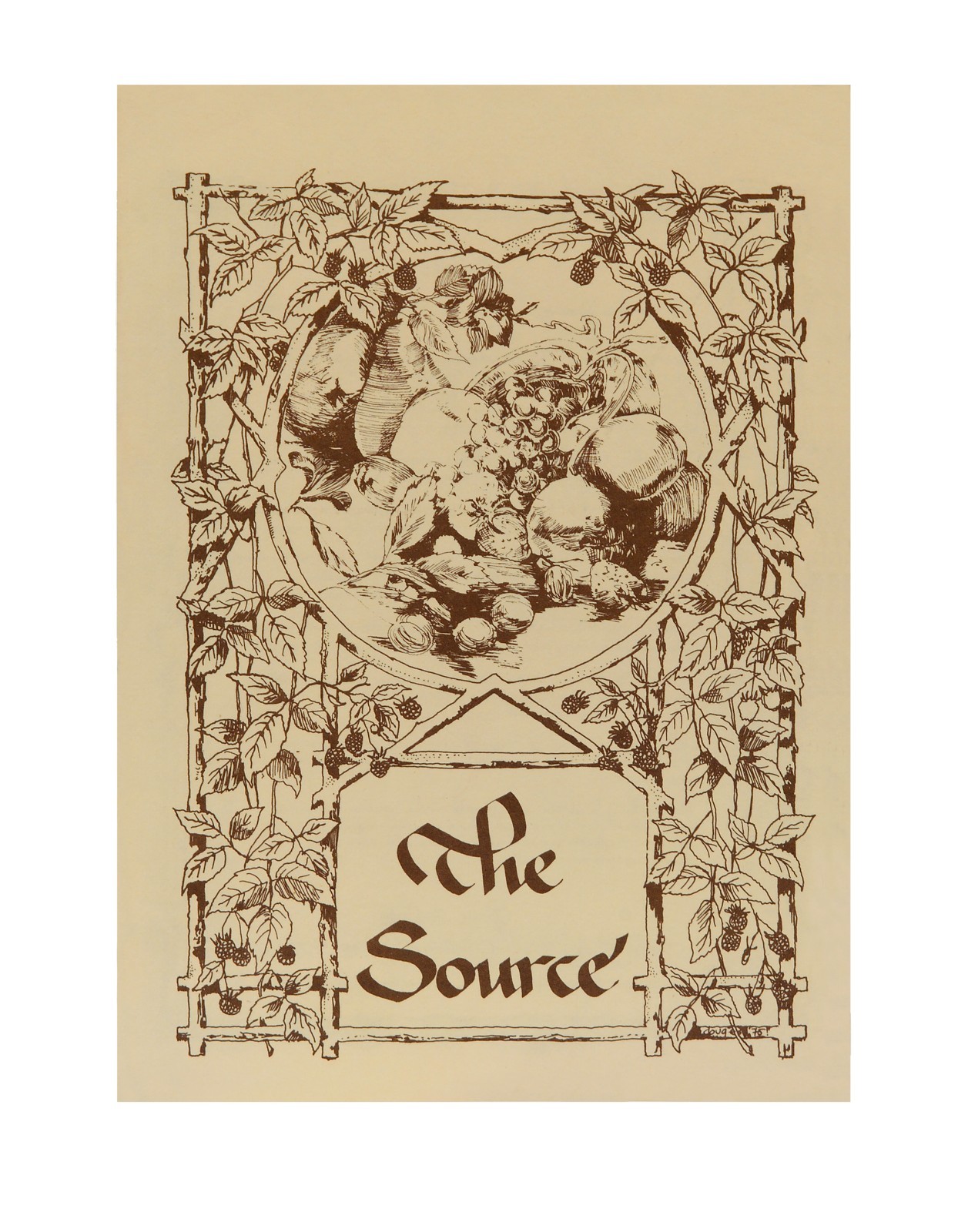 The Source 1977 - Vintage Restaurant Menu 