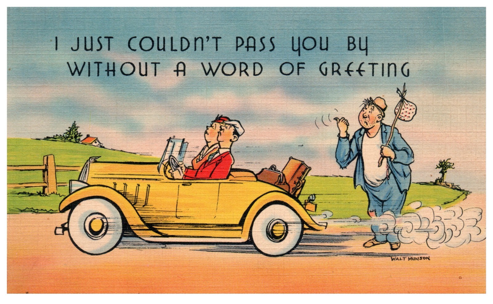 Vintage Humour Greeting Postcard. Unposted. BPC Vintage Humour Greeting Postcard. Unposted. BPC