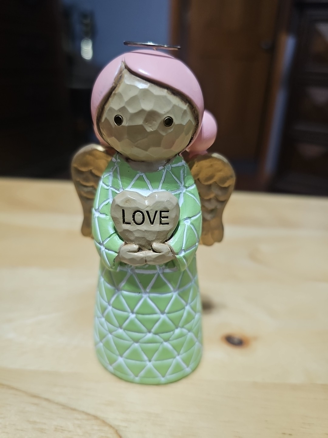 Hallmark The OMURA Collection “LOVE” Japanese Kokeshi Style Figurine Doll Angel