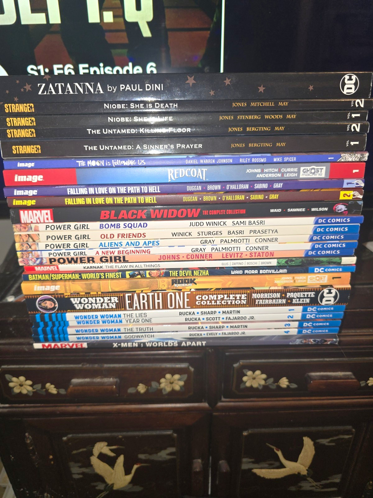 Mixed TPB Lot Marvel DC Image Power Girl Wonder Woman Zatanna Batman Superman