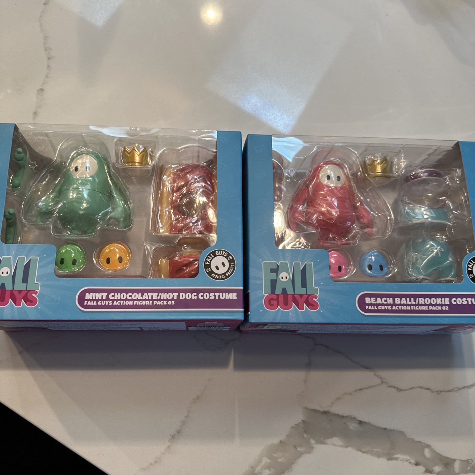 Fall Guys Mint Chocolate and Beach Ball 2 Pack Nib Fall Guys Mint Chocolate and Beach Ball 2 Pack Nib