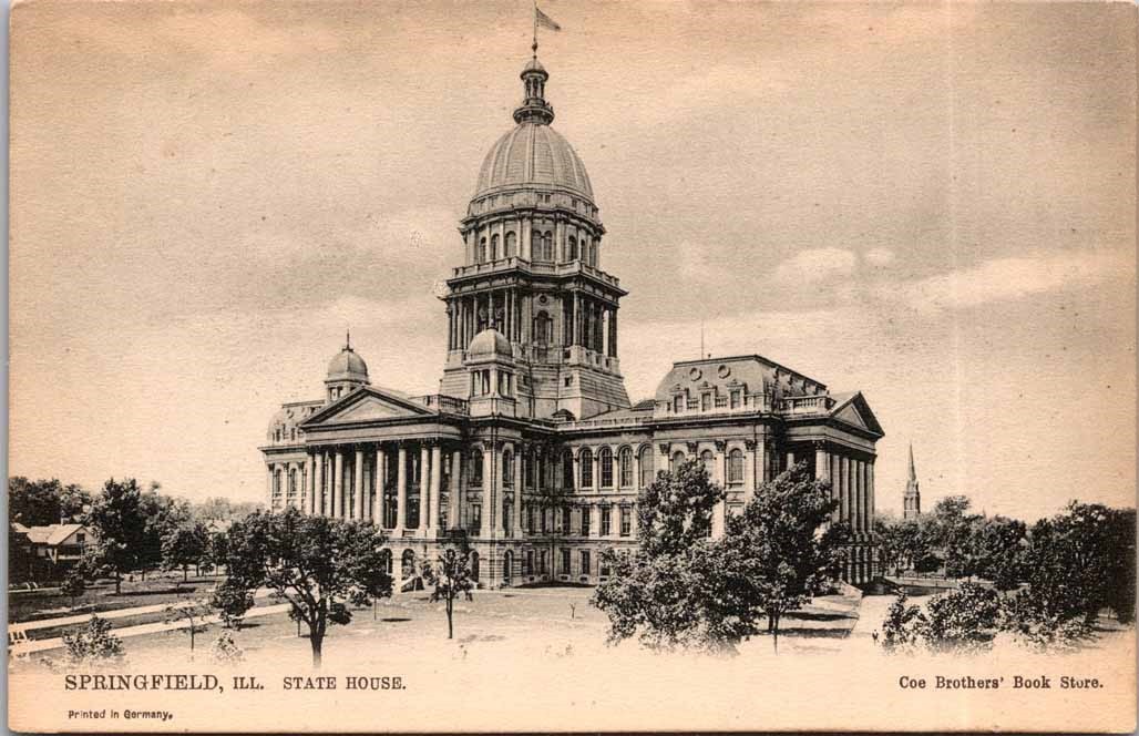 Springfield IL Illinois State House c1905 Raphael Tuck Sons Postcard