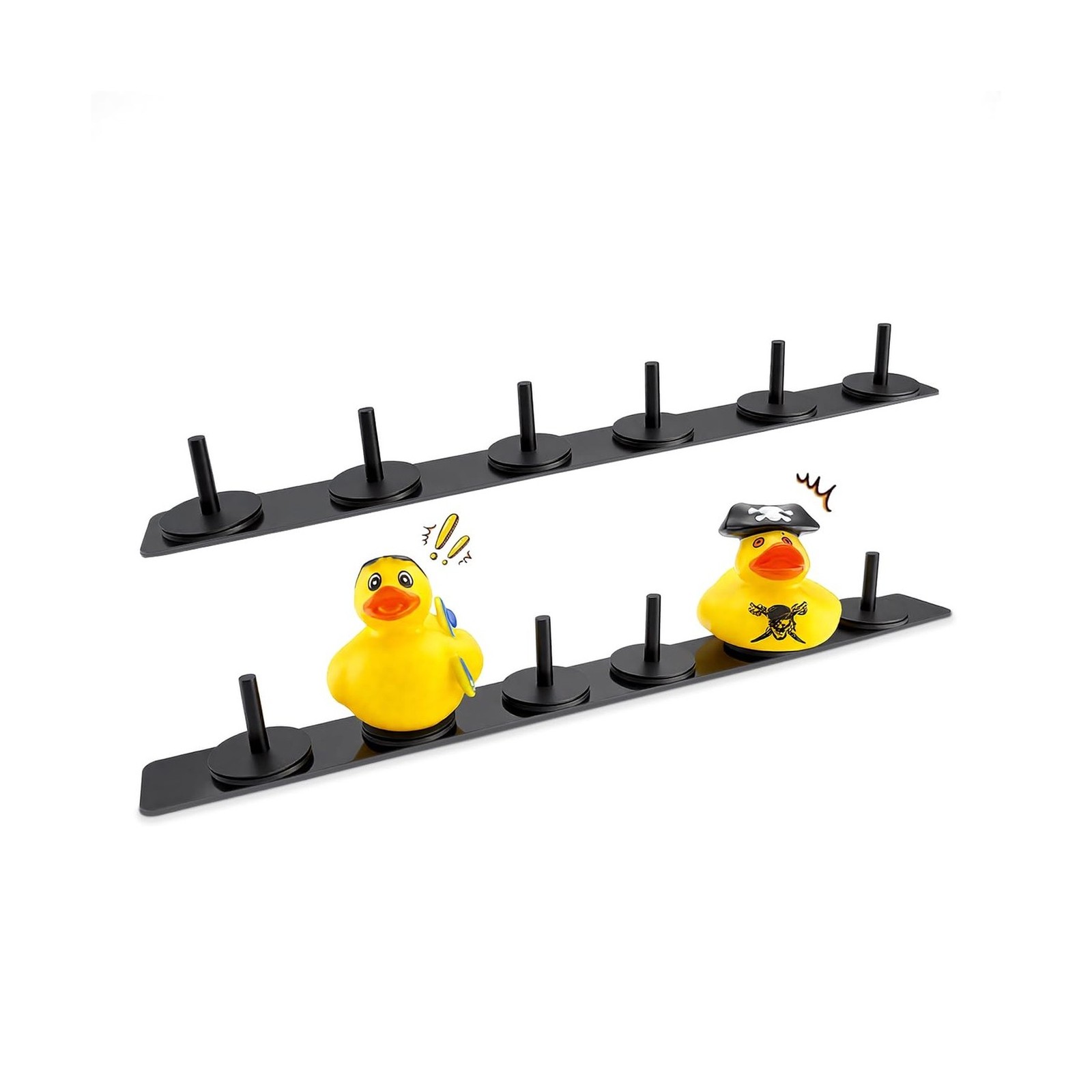 ROMASO Duck Holders,Magnetic Duck Plugs for Jeep Dashboard,Holds up to 12 Duc... ROMASO Duck Holders,Magnetic Duck Plugs for Jeep Dashboard,Holds up to 12 Duc...