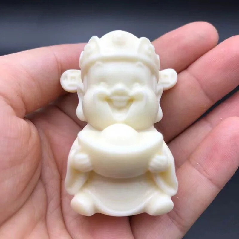 Yuanbao God of Wealth Mini Small Statue Resin Figure Sculpture Feng Shui Statue