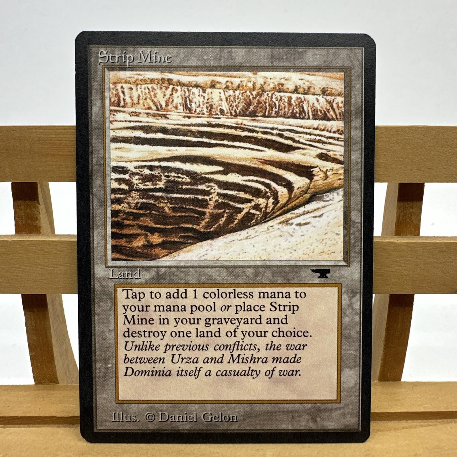 Magic The Gathering Strip Mine Tower - Antiquities - See Pics & Desc. Magic The Gathering Strip Mine Tower - Antiquities - See Pics & Desc.