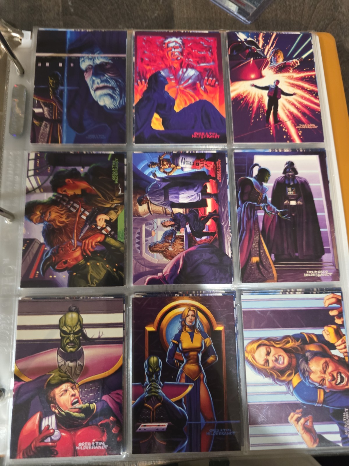 1996 Topps Star Wars, Shadows of the Empire Set 100 Card Set, With 9 Chase Cards