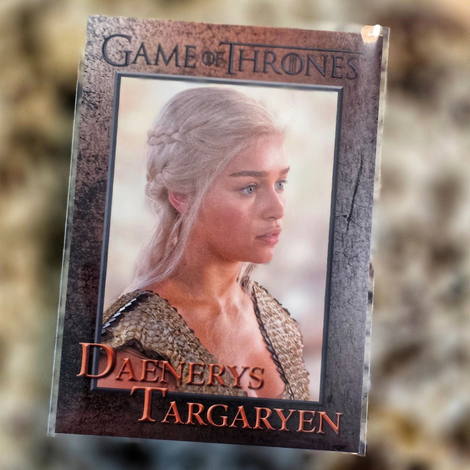 2012 Game Of Thrones Season 1 DAENERYS TARGARYEN Rookie RC Emilia Clarke 1st GOT