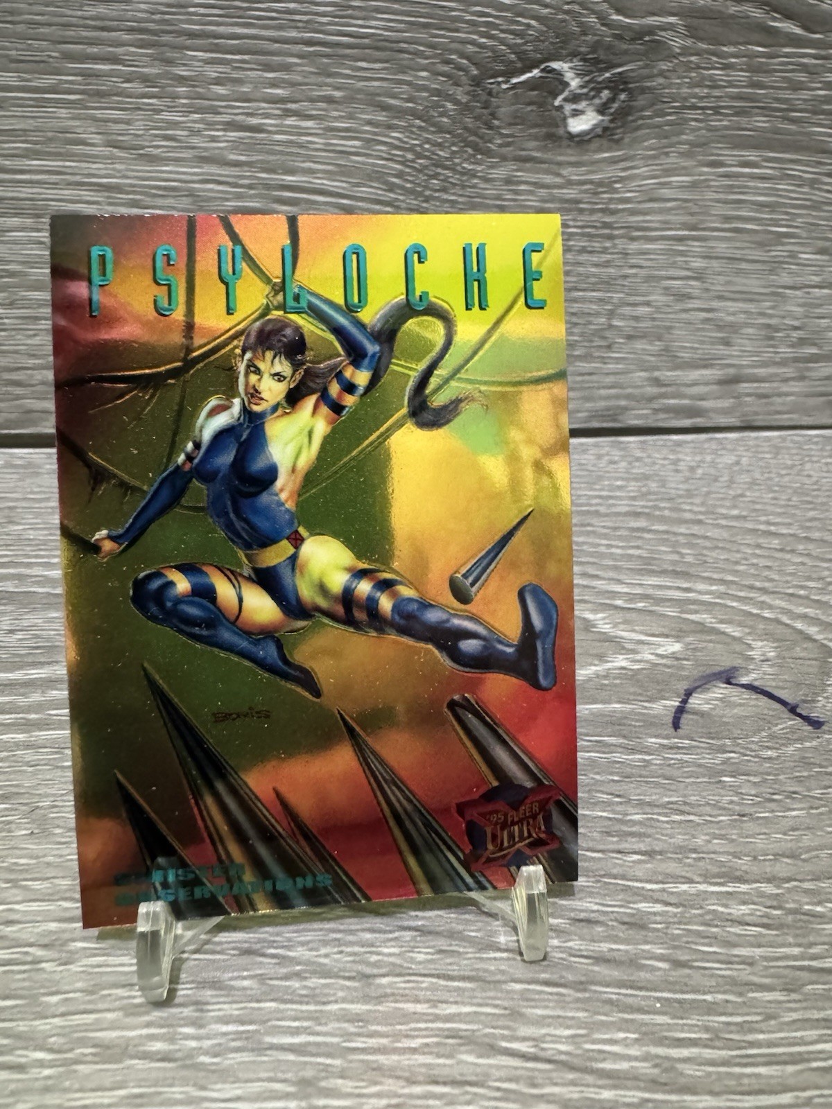 1995 Fleer Ultra X-Men - Sinister Observations - PSYLOCKE #7 1995 Fleer Ultra X-Men - Sinister Observations - PSYLOCKE #7