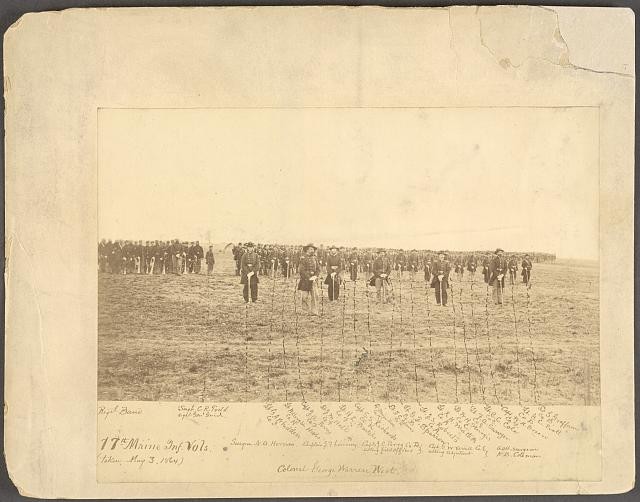 Northern Virginia 17th Maine Inf Vols 1862 George W West Officers Band
